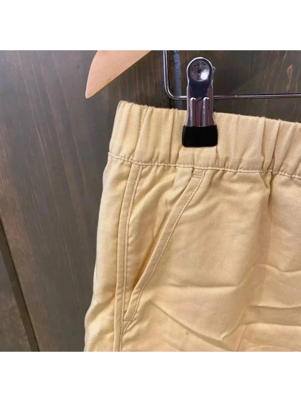 Madewell Womens Yellow Pull On Shorts High Waist Short